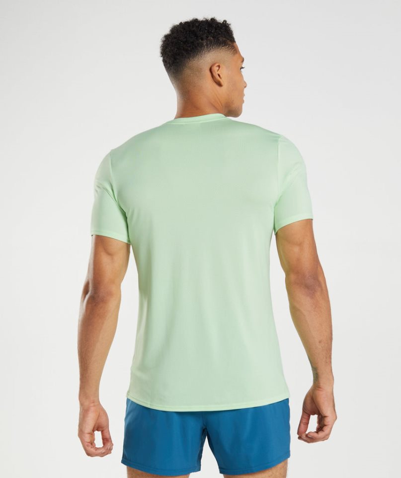 Men's Gymshark Arrival T-Shirts Mint | NZ 3AZYCN